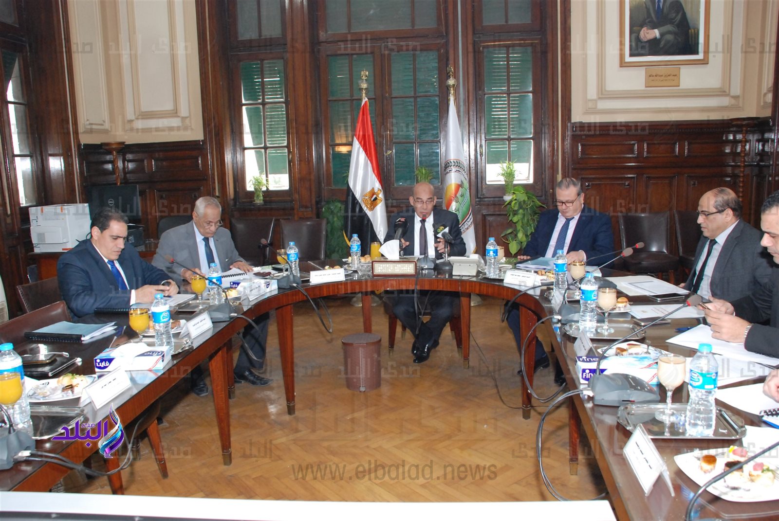 جانب من اجتماع مجلس إدارة الهيئة العامة للإصلاح الزراعي جانب من اجتماع مجلس إدارة الهيئة العامة للإصلاح الزراعي