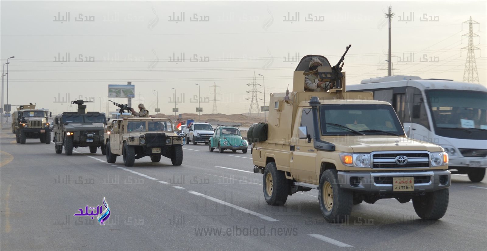 انتشار قوات الجيش والشرطة