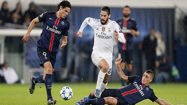 مواجهة سابقة بين ريال مدريد وسان جيرمان مواجهة سابقة بين ريال مدريد وسان جيرمان