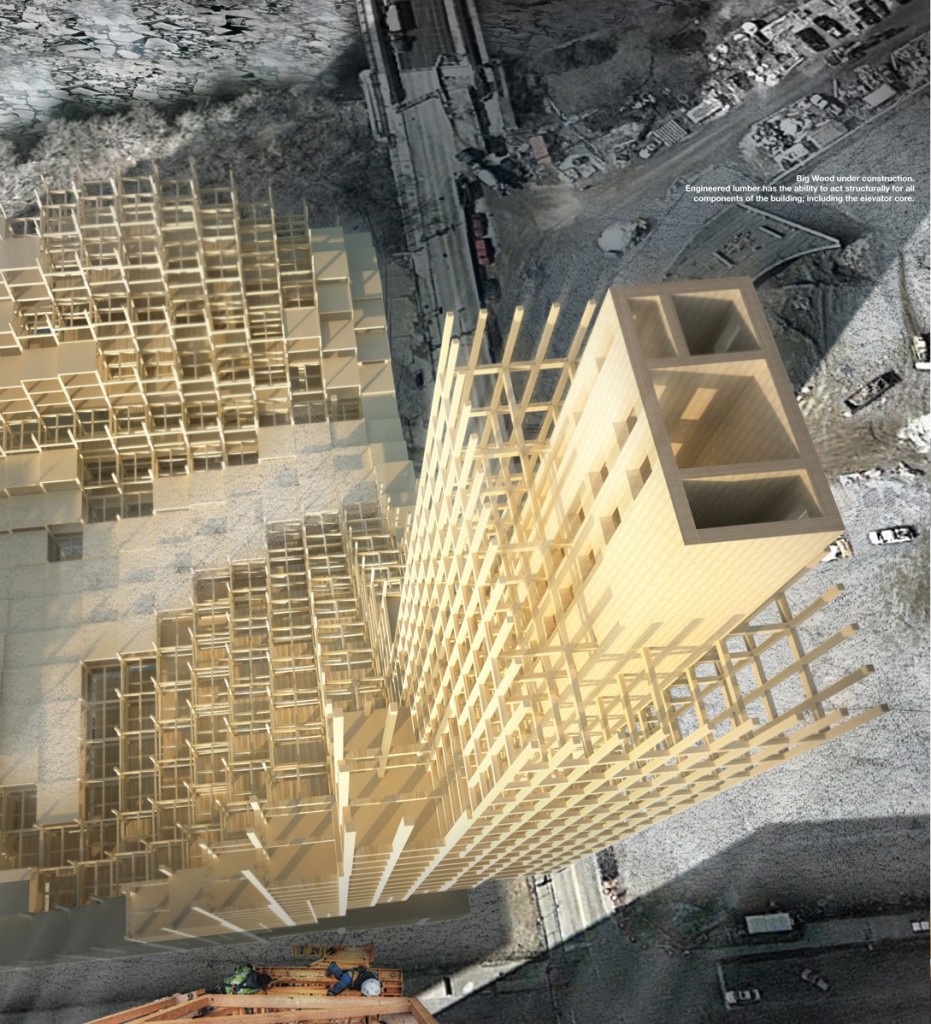  ناطحة سحاب خشبية