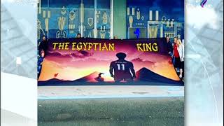 صور محمد صلاح بشوارع البرتغال