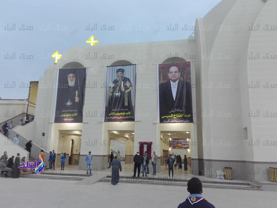 تدشين كنيسة شهداء الإيمان بـ"العور" تخليدا لشهداء مذبحة داعش