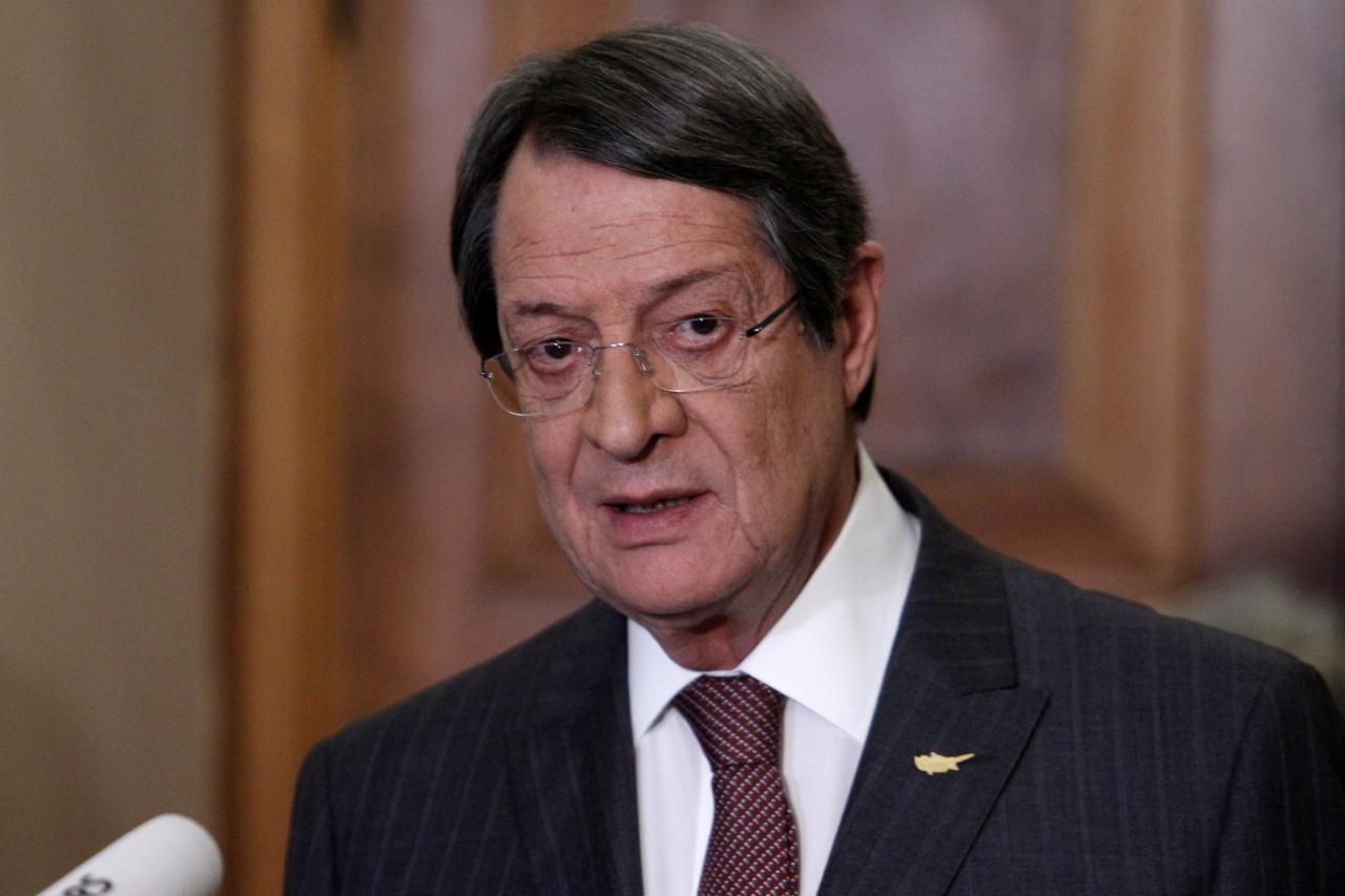  الرئيس القبرصي نيكوس اناستاسياديس