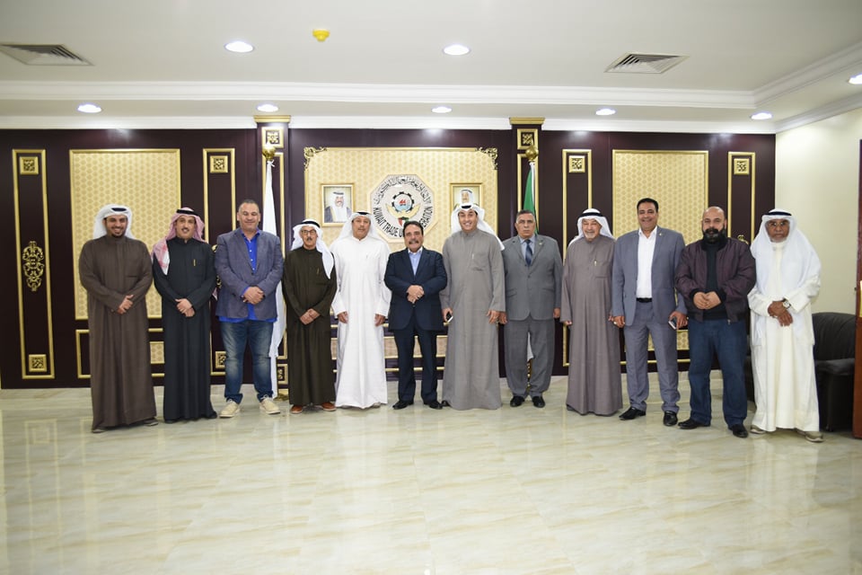 وفد الاتحاد العام لنقابات عمال مصر 