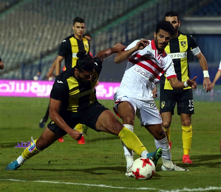 صورة أرشيفية من لقاء الزمالك ودجلة  صورة أرشيفية من لقاء الزمالك ودجلة