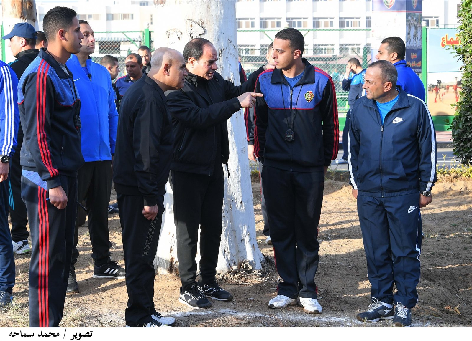 الرئيس السيسي يلتقى طلبة الكلية الحربية