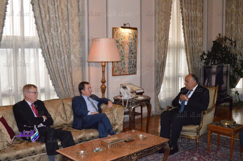 سامح شكرى مع رئيس خارجية النواب الأمريكي سامح شكرى مع رئيس خارجية النواب الأمريكي