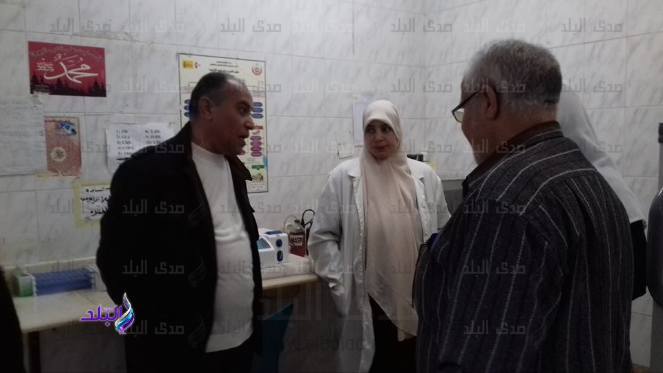  زيارة رئيس مدينة سمنود الوحدة الصحية بقرية ميت حبيب