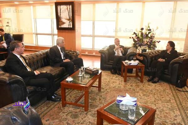  لقاء محافظ البحيرة مع المهندس أحمد عبد الرازق