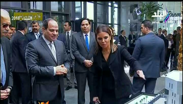 سحر نصر والرئيس السيسي