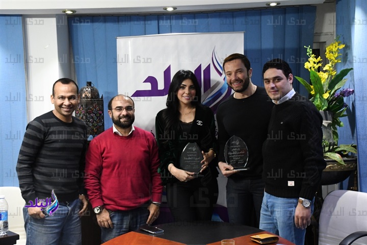 نجما "صباح الخير يا مصر" في ندوة "صدى البلد"