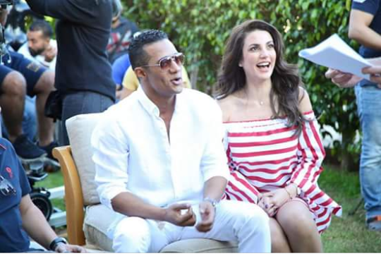 محمد رمضان ودرّة 