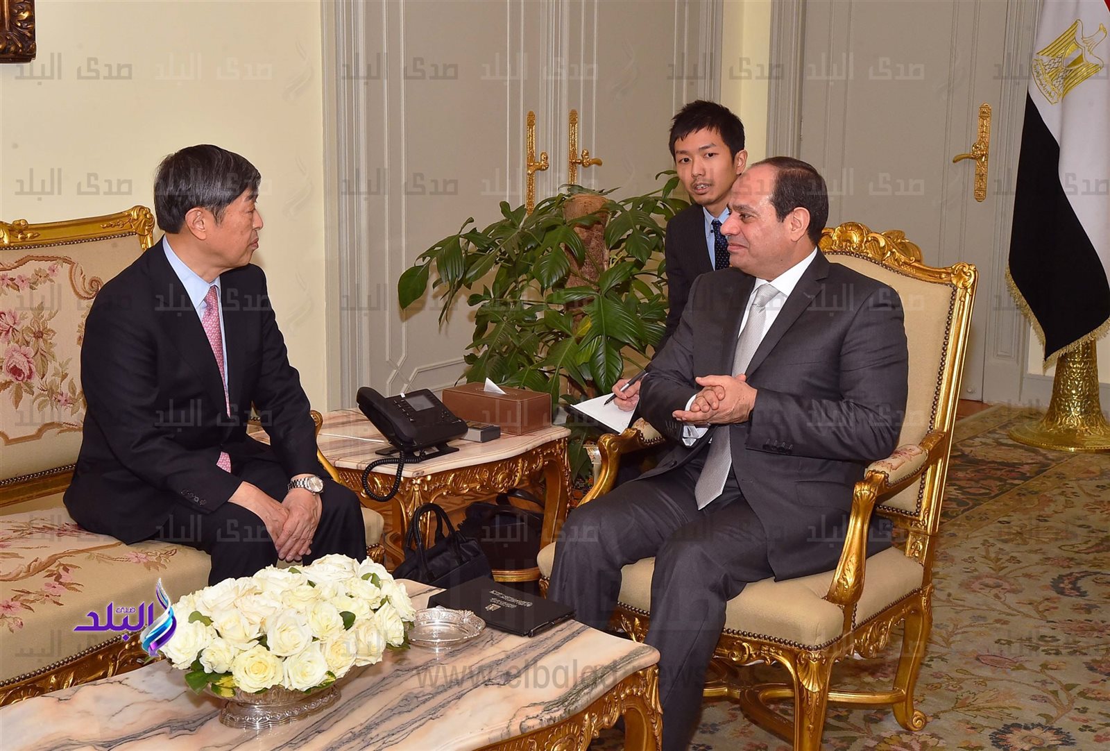 الرئيس عبد الفتاح السيسي و رئيس الوكالة اليابانية للتعاون الرئيس عبد الفتاح السيسي و رئيس الوكالة اليابانية للتعاون