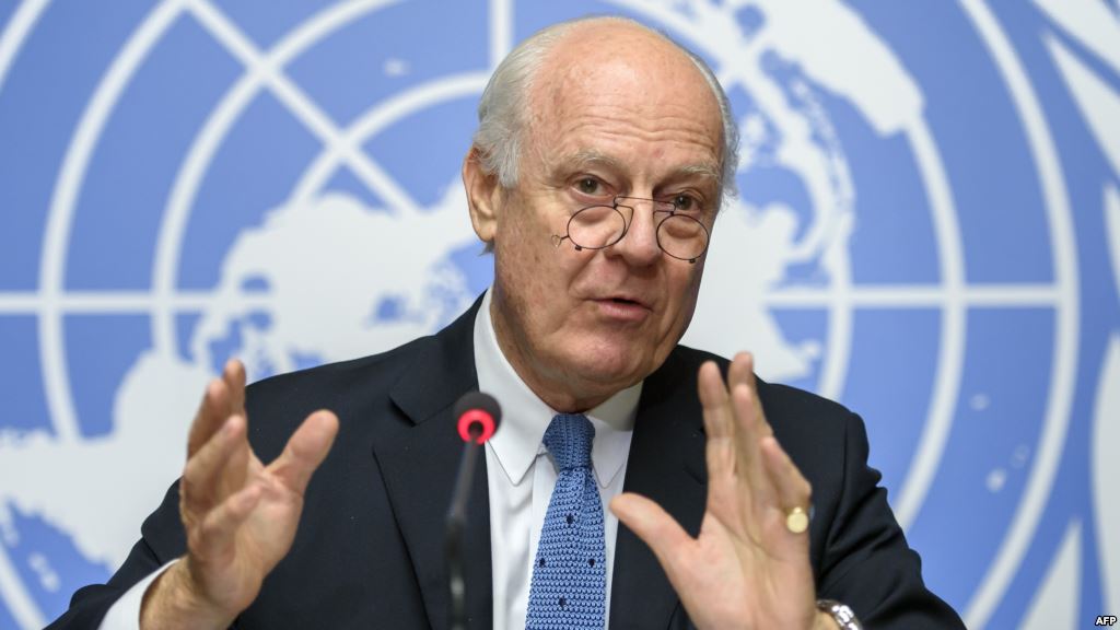  مبعوث الأمم المتحدة لسوريا ستافان دي ميستورا 