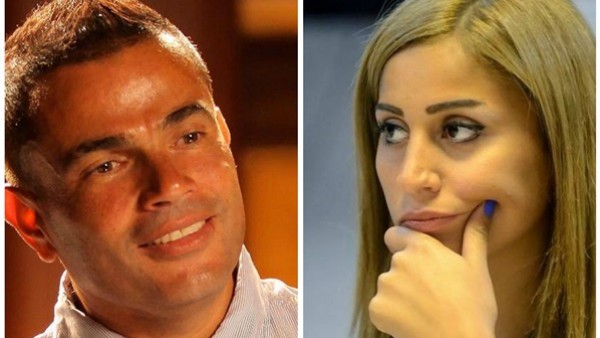 دينا الشربيني وعمرو دياب