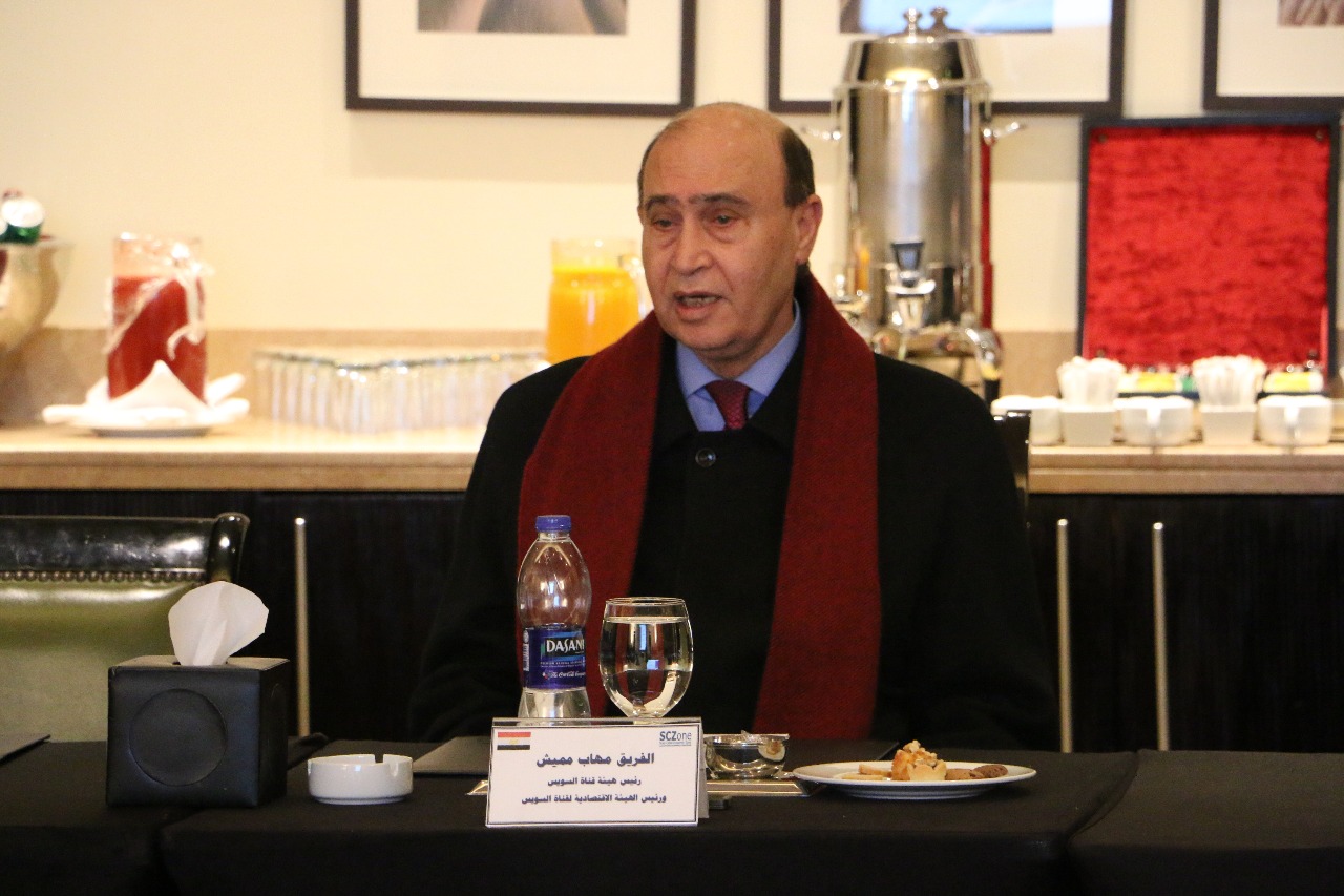 الفريق مهاب مميش رئيس المنطقة الاقتصادية لقناة السويس 