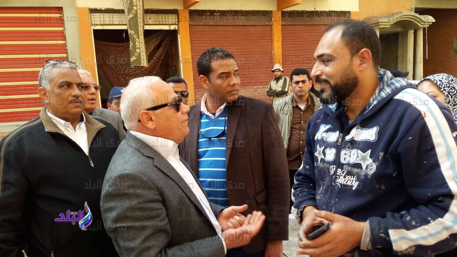  محافظ بورسعيد يتفقد منطقة "القابوطي" عقب تطويرها 