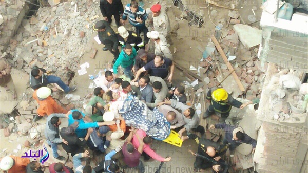 صورة من العقار المنهار