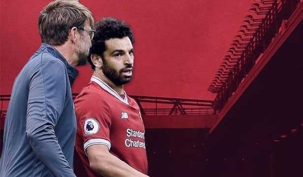 محمد صلاح والمدير الفني لفريق ليفربول
