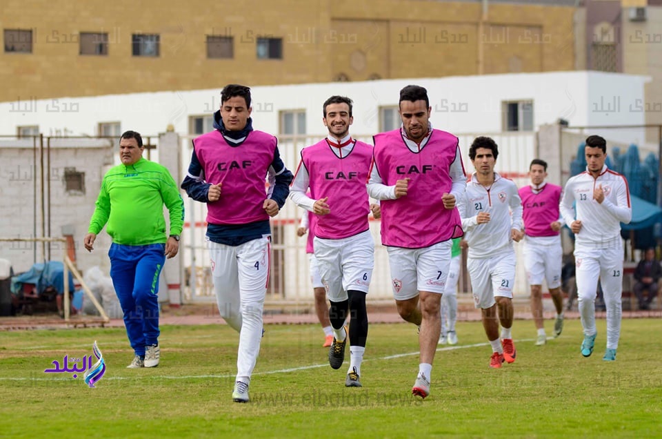 تدريب قوى للاعبى الزمالك 