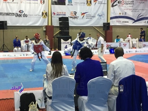  محمد فرج، لاعب المنتخب المصري للتايكوندو