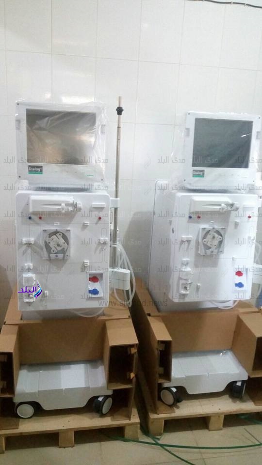 دعم مستشفى بلقاس بمنظار و5 ماكينات غسيل كلوي بـ2.7 مليون جني