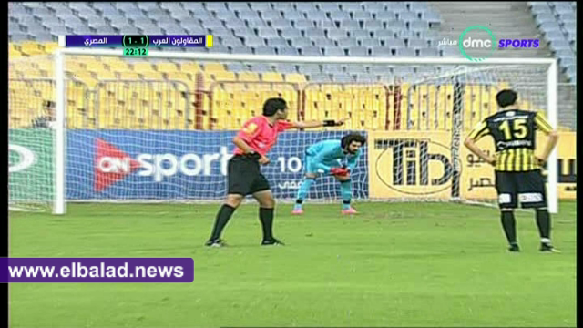 «شكري» يتعادل لـ"المصري" من ركلة جزاء أمام المقاولون