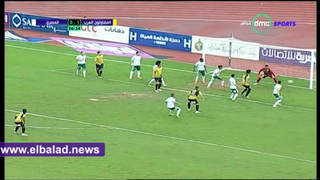 المصري والمقاولون «حبايب» فى الشوط الاول