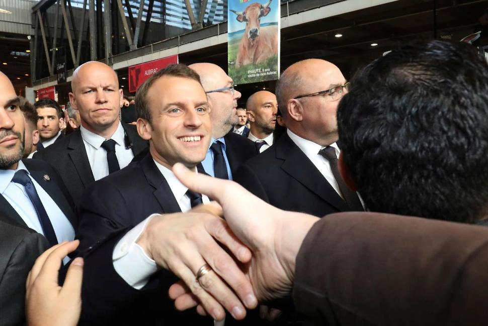 الرئيس الفرنسي 