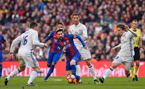 من مباراة سابقة بين برشلونة و ريال مدريد