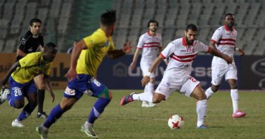 محمود عبدالعزيز لاعب الزمالك فى مباراة طنطا  محمود عبدالعزيز لاعب الزمالك فى مباراة طنطا