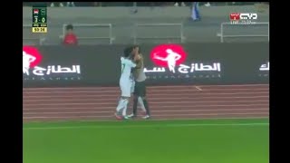 جانب من مباراة العراق والسعودية