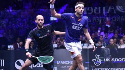 محمد الشوربجى يتغلب على شقيقه مروان  محمد الشوربجى يتغلب على شقيقه مروان