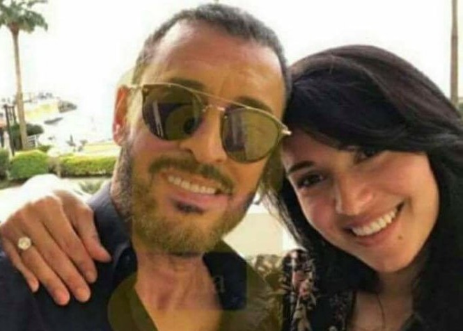 كاظم الساهر  وخطيبته التونسية سارة