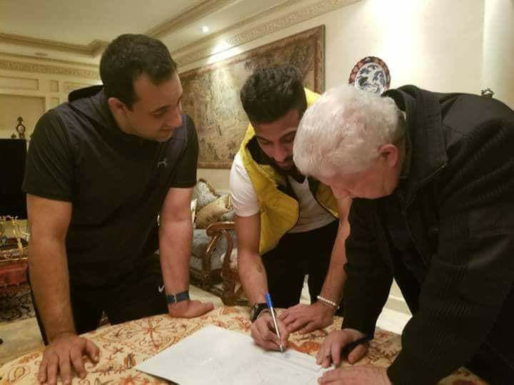أحمد الشناوى يجدد عقده مع مرتضى منصور وأحمد مرتضى أحمد الشناوى يجدد عقده مع مرتضى منصور وأحمد مرتضى