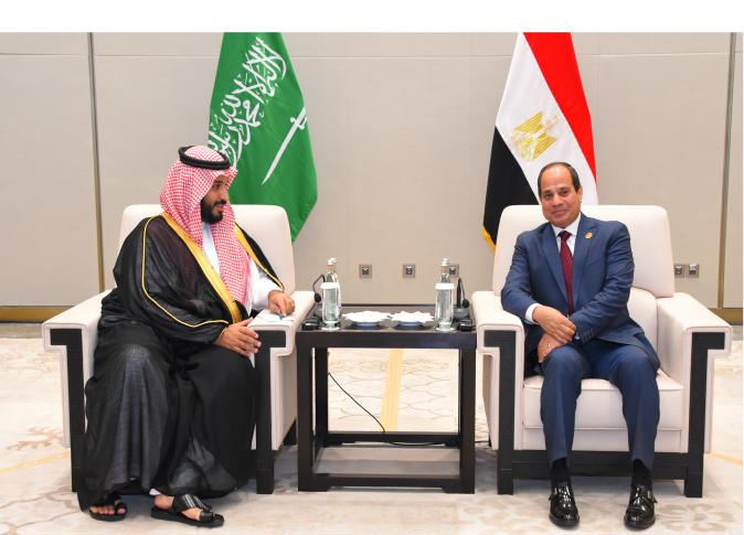 الرئيس السيسيى وولى العهد السعودى