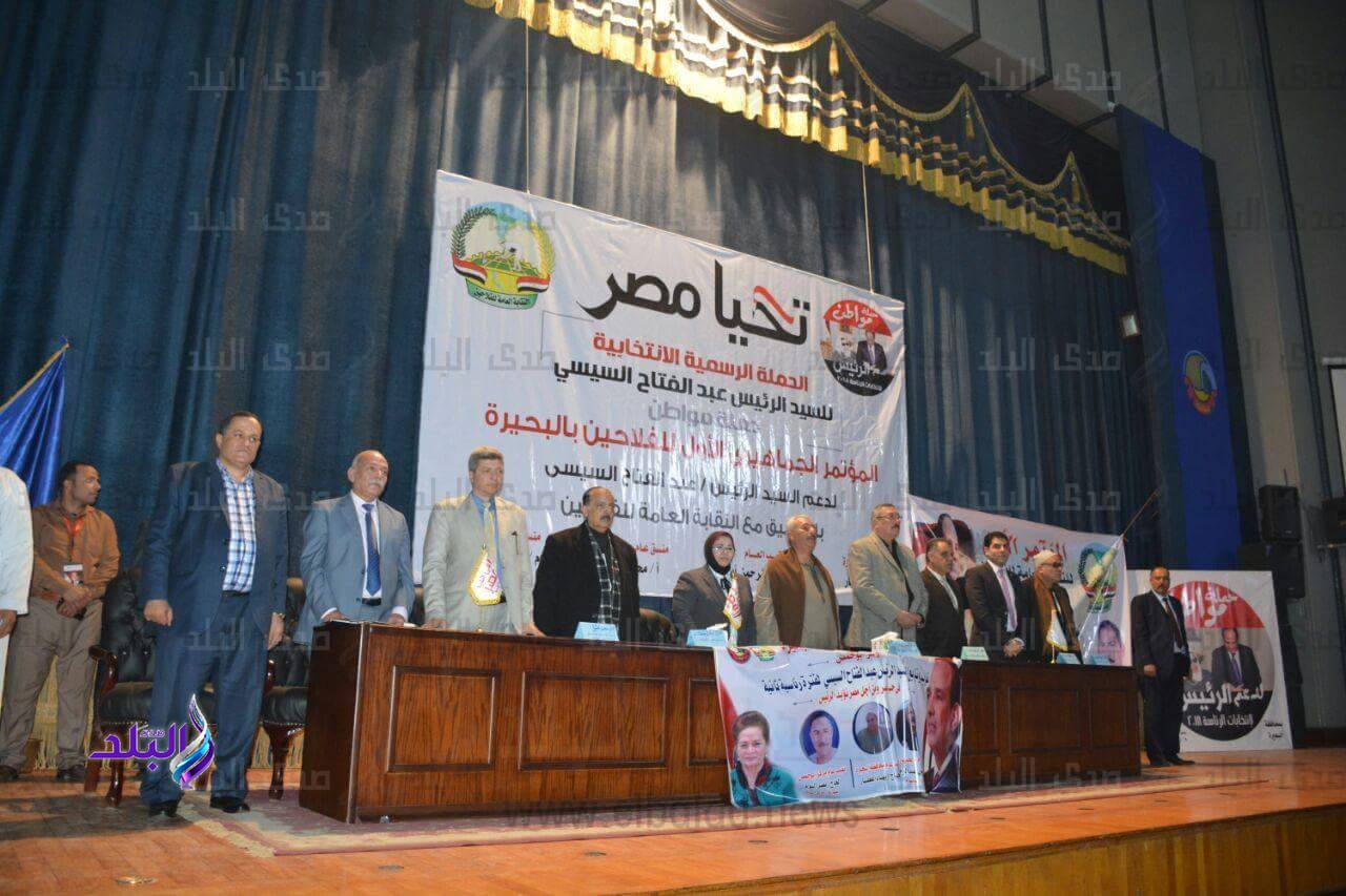 نقابة الفلاحين بالبحيرة تدعم ترشح الرئيس عبد الفتاح السيسي نقابة الفلاحين بالبحيرة تدعم ترشح الرئيس عبد الفتاح السيسي