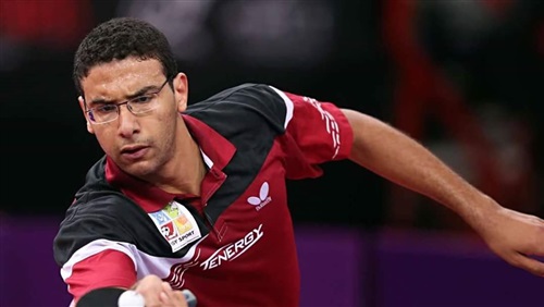 عمر عصر، لاعب المنتخب الوطنى لتنس الطاولة