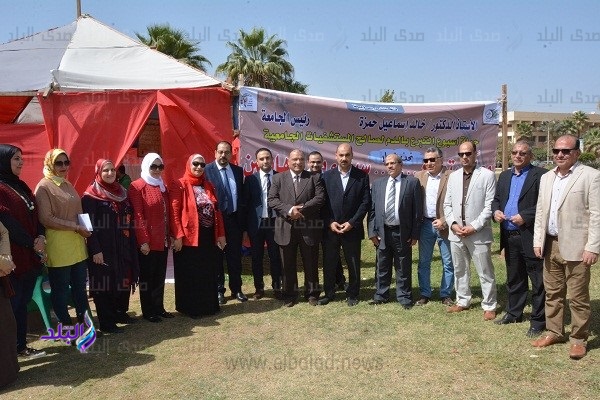 انطلاق حملة للتبرع بالدم بجامعة الفيوم