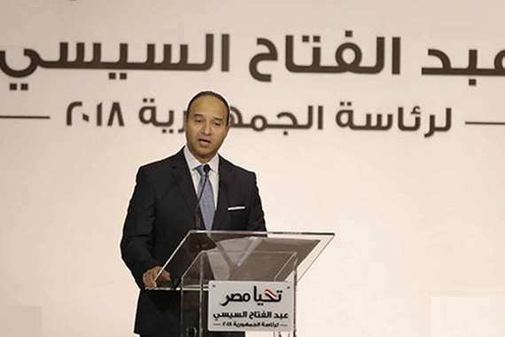 الدكتور محمد أبو شقة، المتحدث الرسمى باسم حملة الرئيس السيسى