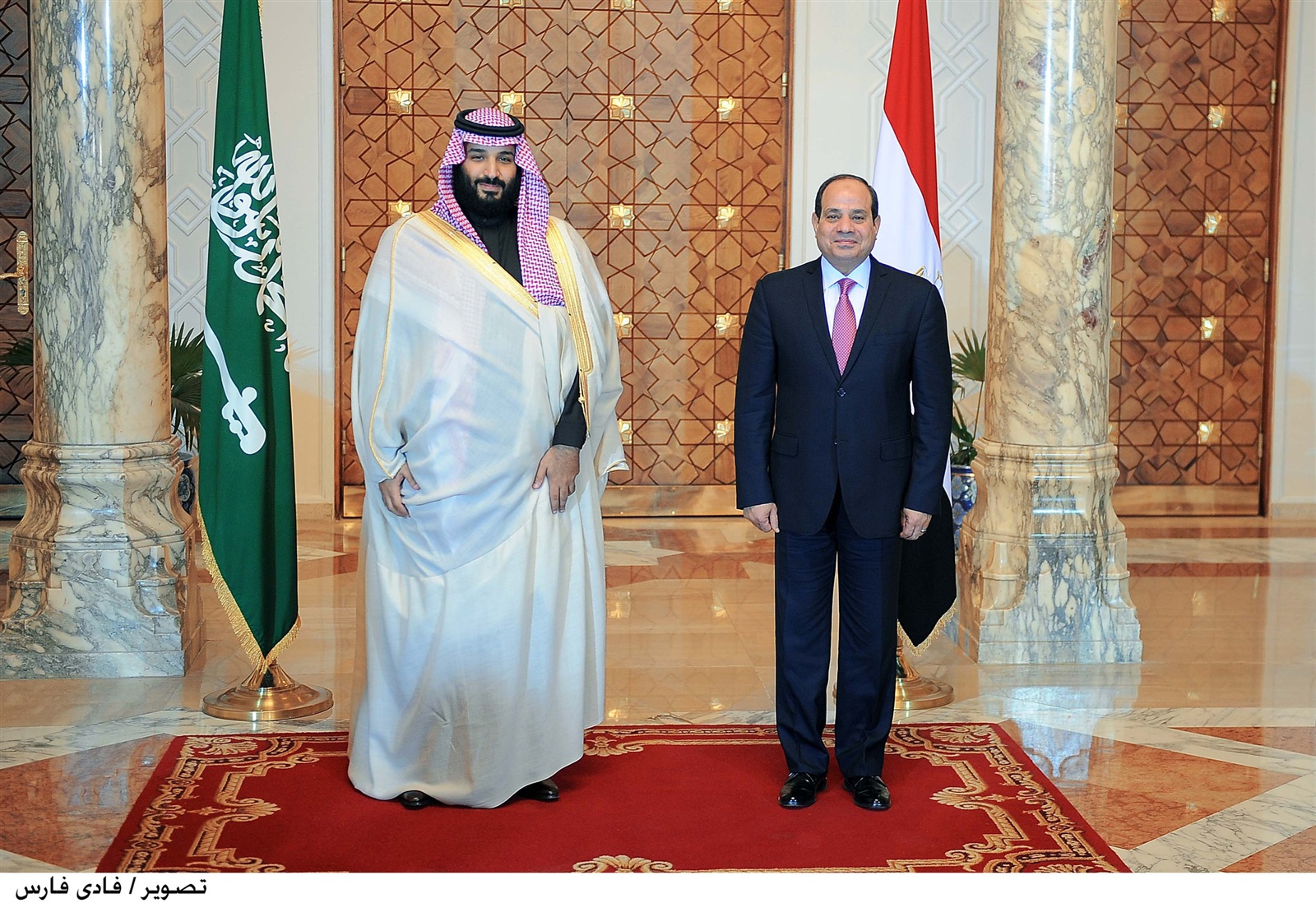 الرئيس السيسى وولى العهد السعودى الرئيس السيسى وولى العهد السعودى