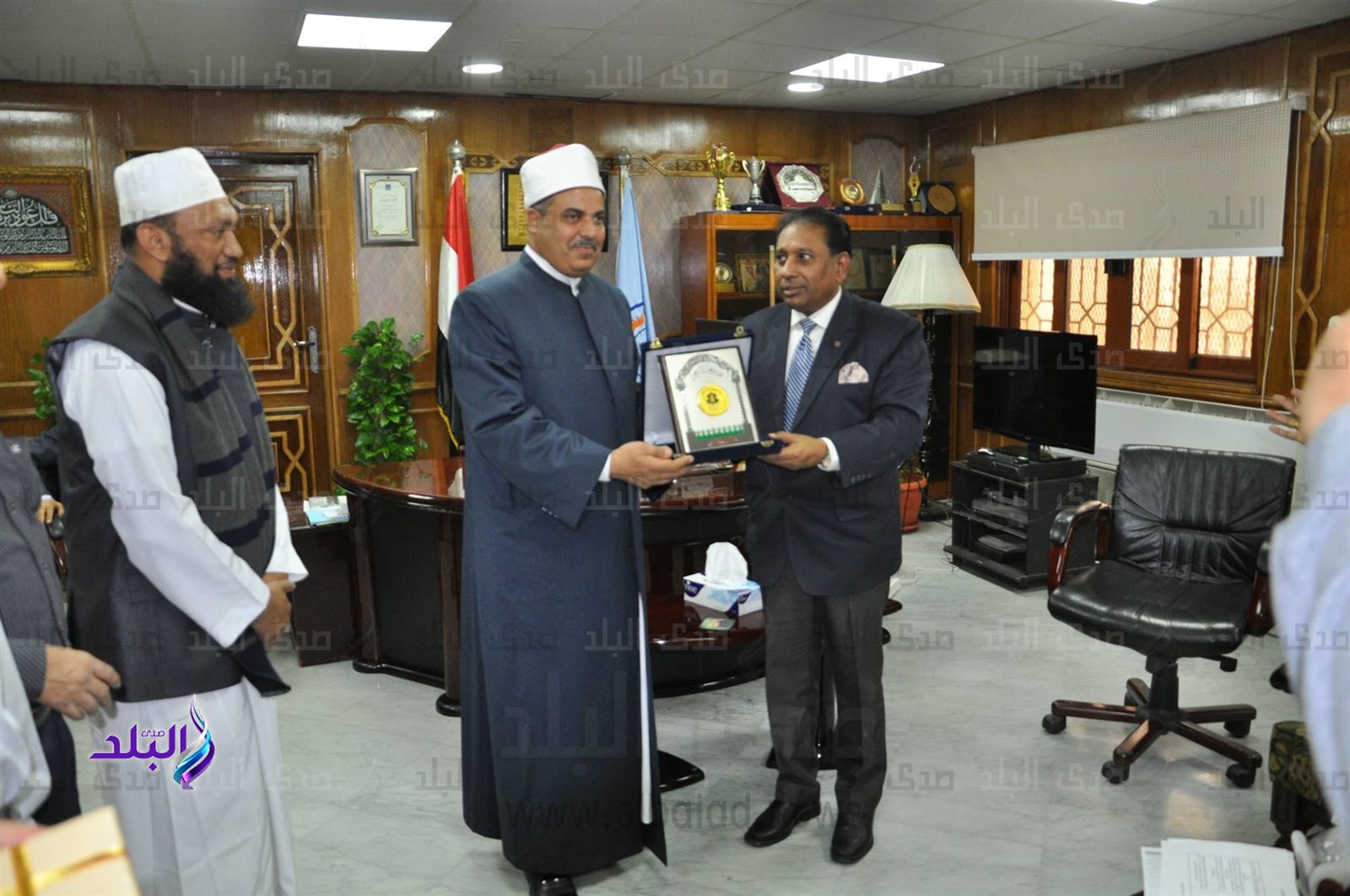 رئيس جامعة الأزهر يستقبل وفد جامعة شيتاغونغ الحكومية