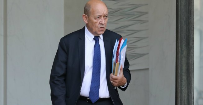 وزير الخارجية الفرنسي جان إيف لودريان وزير الخارجية الفرنسي جان إيف لودريان