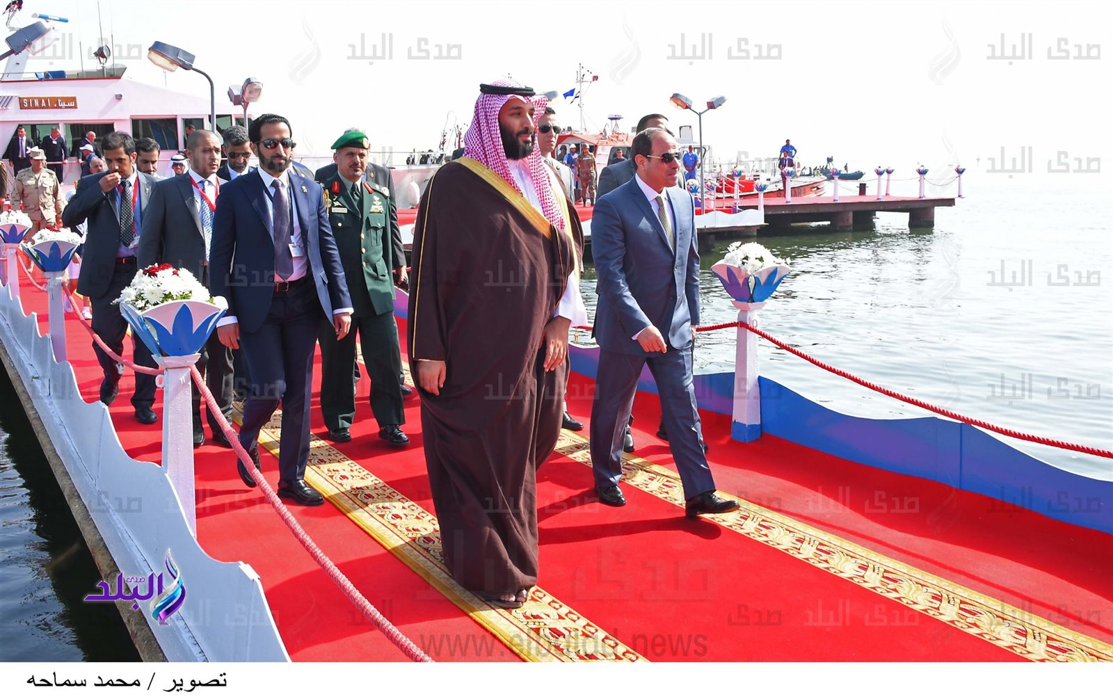 الرئيس السيسي وولي العهد السعودي الرئيس السيسي وولي العهد السعودي