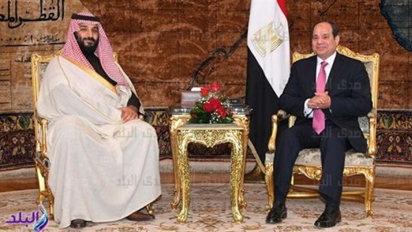 الرئيس السيسي و محمد بن سلمان ولي عهد السعودية الرئيس السيسي و محمد بن سلمان ولي عهد السعودية