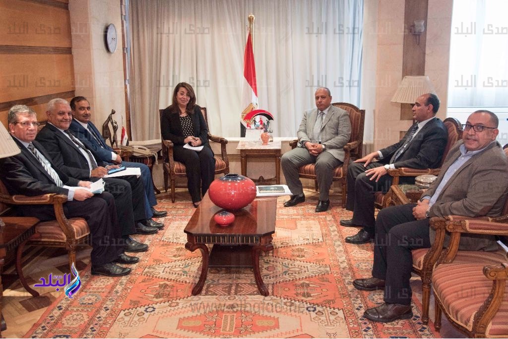 غادة والي مع اتحاد المقاولين