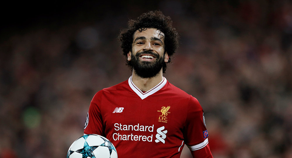 محمد صلاح لاعب فريق ليفربول الانجليزي محمد صلاح لاعب فريق ليفربول الانجليزي