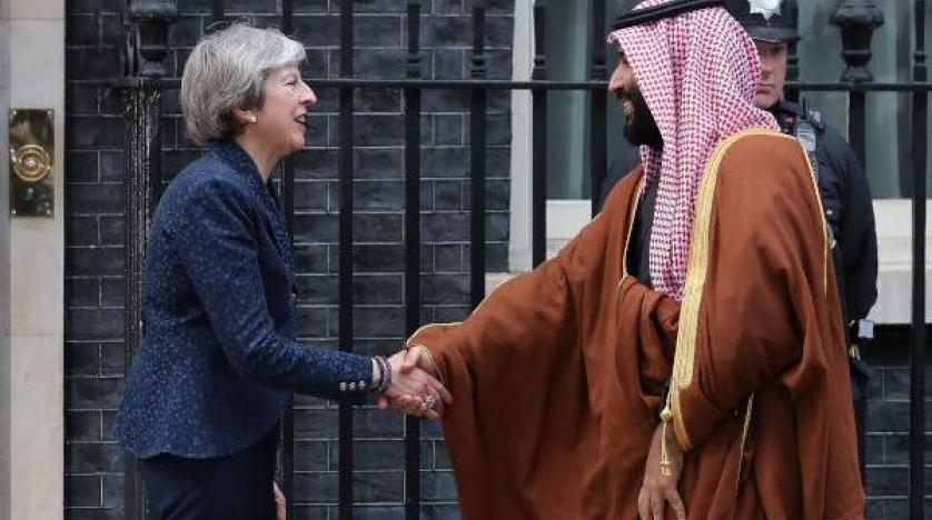 الأمير محمد بن سلمان ورئيسة الوزراء البريطانية الأمير محمد بن سلمان ورئيسة الوزراء البريطانية