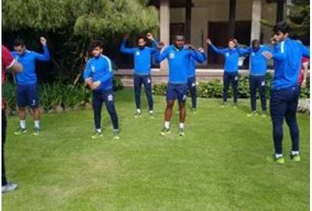 تدريب الزمالك بفندق الإقامة بأثيبوبيا