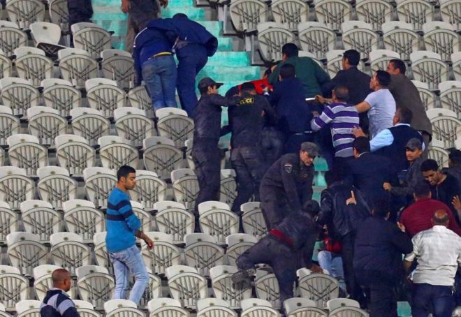 شغب جماهير الالتراس 